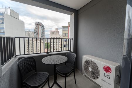 Sacada de apartamento para alugar com 1 quarto, 26m² em Bela Vista, São Paulo