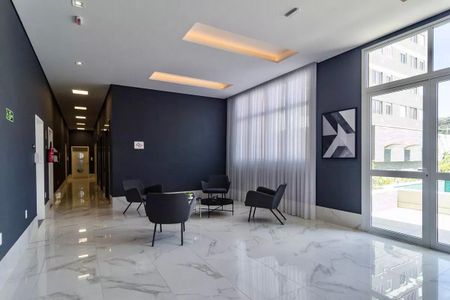 Apartamento para alugar com 55m², 2 quartos e 2 vagas Apartamento para alugar com 55m², 2 quartos e 2 vagasHall social