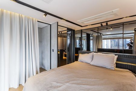 Quarto Suíte de apartamento para alugar com 1 quarto, 90m² em Vila Nova Conceição, São Paulo