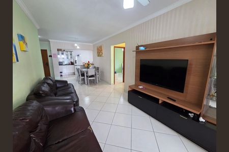 Sala de apartamento para alugar com 2 quartos, 97m² em Aviação, Praia Grande