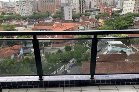 Varanda da Sala de apartamento para alugar com 2 quartos, 100m² em Marapé, Santos