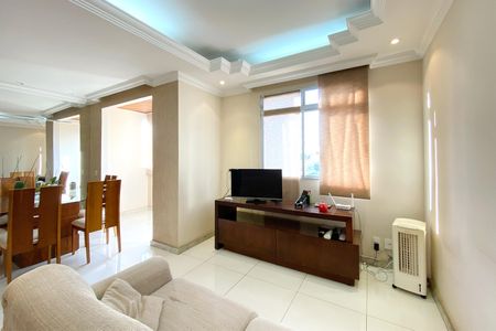 Sala de apartamento à venda com 3 quartos, 88m² em Sagrada Família, Belo Horizonte