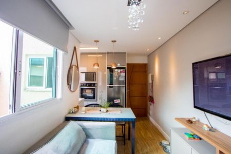 Sala de apartamento para alugar com 2 quartos, 84m² em Vila Helena, Santo André