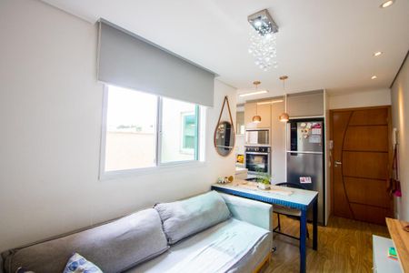 Sala de apartamento para alugar com 2 quartos, 84m² em Vila Helena, Santo André