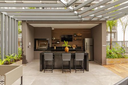 Studio para alugar com 27m², 1 quarto e sem vaga Studio para alugar com 27m², 1 quarto e sem vagaÁrea comum - Churrasqueira
