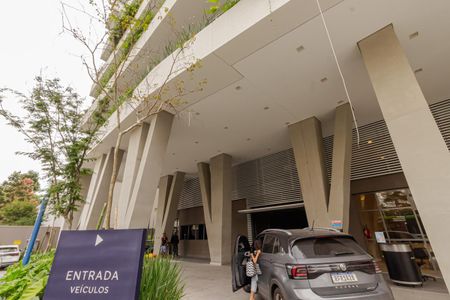 Studio para alugar com 27m², 1 quarto e sem vaga Studio para alugar com 27m², 1 quarto e sem vagaFachada