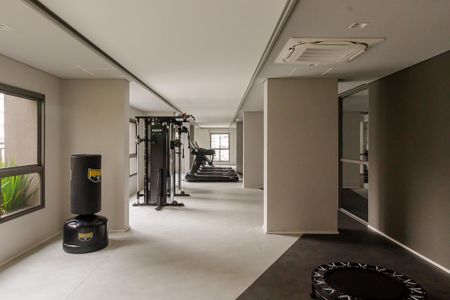 Studio para alugar com 27m², 1 quarto e sem vaga Studio para alugar com 27m², 1 quarto e sem vagaÁrea comum - Academia
