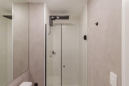 Studio para alugar com 27m², 1 quarto e sem vaga Studio para alugar com 27m², 1 quarto e sem vagaBanheiro