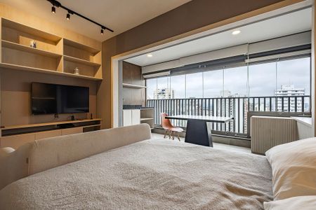 Studio de kitnet/studio para alugar com 1 quarto, 33m² em Jardim Paulista, São Paulo