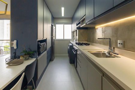 Apartamento à venda com 52m², 2 quartos e 1 vaga Apartamento à venda com 52m², 2 quartos e 1 vagaCozinha e Área de Serviço