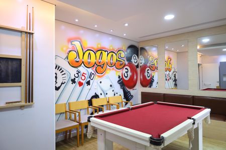 Apartamento para alugar com 45m², 2 quartos e 1 vagaÁrea comum - Salão de jogos