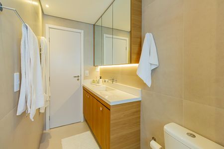 Apartamento para alugar com 71m², 1 quarto e 1 vagaBanheiro da Suíte