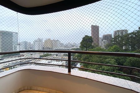 Varanda da Suíte 1 de apartamento à venda com 4 quartos, 367m² em Santo Agostinho, Belo Horizonte