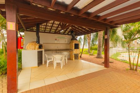 Casa de condomínio à venda com 60m², 2 quartos e 1 vaga Casa de condomínio à venda com 60m², 2 quartos e 1 vagaÁrea comum - Churrasqueira