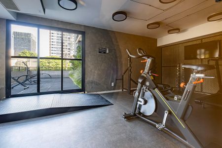 Studio para alugar com 26m², 1 quarto e sem vaga Studio para alugar com 26m², 1 quarto e sem vagaAcademia