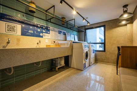 Studio para alugar com 26m², 1 quarto e sem vaga Studio para alugar com 26m², 1 quarto e sem vagaLavanderia
