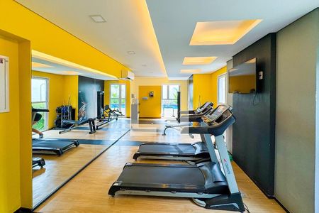 Studio para alugar com 24m², 1 quarto e sem vaga Studio para alugar com 24m², 1 quarto e sem vagaAcademia