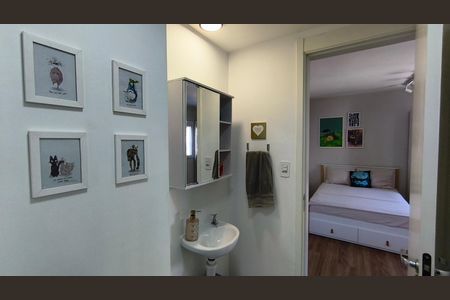 Studio para alugar com 24m², 1 quarto e sem vaga Studio para alugar com 24m², 1 quarto e sem vagaBanheiro