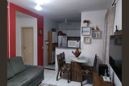 Sala de apartamento para alugar com 2 quartos, 52m² em Nova Baden, Contagem