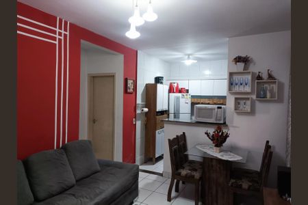 Sala de apartamento para alugar com 2 quartos, 52m² em Nova Baden, Contagem