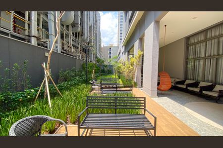 Área comum de kitnet/studio para alugar com 1 quarto, 30m² em Santo Amaro, São Paulo