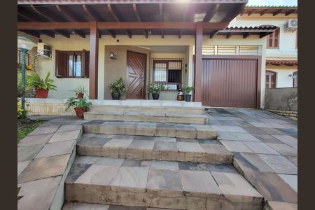 Fachada de casa à venda com 3 quartos, 127m² em Aberta dos Morros, Porto Alegre