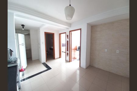Cozinha de apartamento para alugar com 1 quarto, 56m² em Ilha Porchat, São Vicente