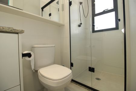 Apartamento para alugar com 27m², 1 quarto e sem vagaBanheiro da Suíte