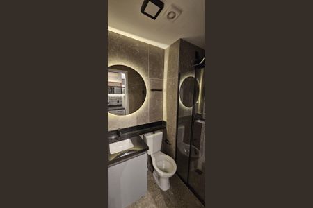 Studio para alugar com 25m², 1 quarto e sem vaga Studio para alugar com 25m², 1 quarto e sem vagaBanheiro
