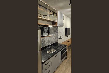 Studio para alugar com 25m², 1 quarto e sem vaga Studio para alugar com 25m², 1 quarto e sem vagaCozinha