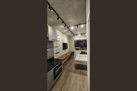 Studio para alugar com 25m², 1 quarto e sem vaga Studio para alugar com 25m², 1 quarto e sem vagaSala/Quarto
