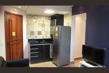 Sala de apartamento à venda com 1 quarto, 37m² em Paraíso do Morumbi, São Paulo