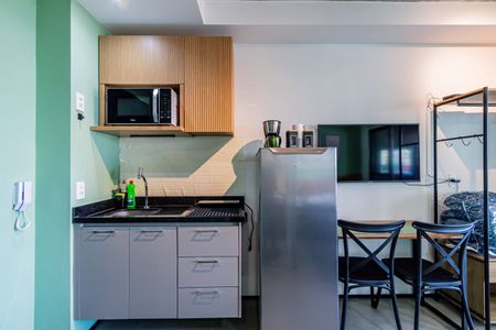 Studio de kitnet/studio para alugar com 1 quarto, 24m² em Cidade Monções, São Paulo
