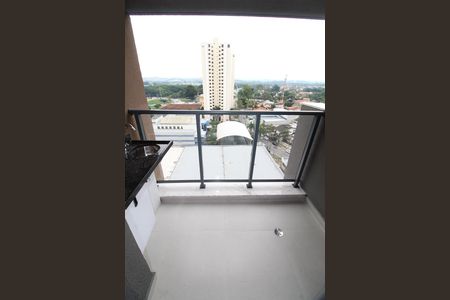 Varanda da Sala de apartamento para alugar com 2 quartos, 58m² em Jardim Esplanada, São José dos Campos