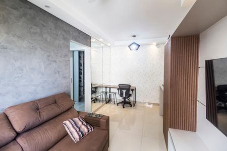 Sala  de apartamento à venda com 2 quartos, 51m² em Centro, Barueri