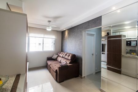 Sala  de apartamento à venda com 2 quartos, 51m² em Centro, Barueri