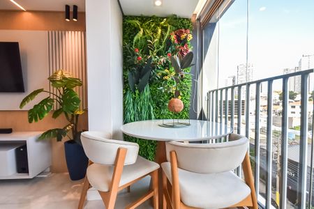 Studio à venda com 27m², 1 quarto e sem vagaVaranda