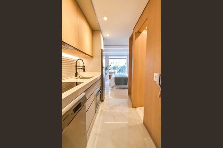 Studio à venda com 27m², 1 quarto e sem vagaCozinha