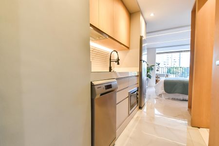 Studio à venda com 27m², 1 quarto e sem vagaCozinha