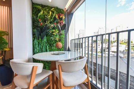 Studio à venda com 27m², 1 quarto e sem vagaVaranda