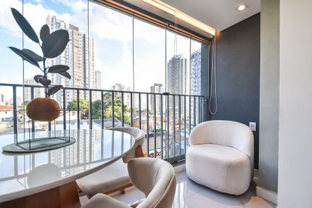 Studio à venda com 27m², 1 quarto e sem vagaVaranda