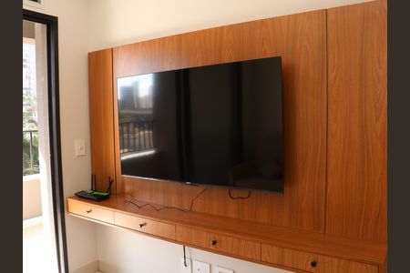 Sala de TV de apartamento à venda com 2 quartos, 60m² em Setor Oeste, Goiânia
