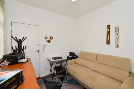 Sala  de apartamento à venda com 1 quarto, 38m² em Santa Tereza, Belo Horizonte