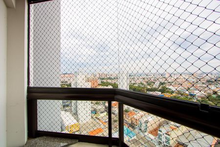 Varanda da sala de apartamento para alugar com 3 quartos, 83m² em Vila Príncipe de Gales, Santo André