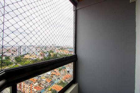 Varanda da sala de apartamento para alugar com 3 quartos, 83m² em Vila Príncipe de Gales, Santo André
