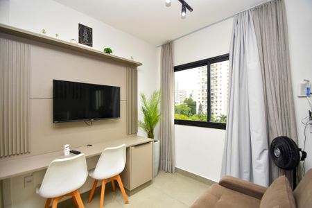 Studio para alugar com 27m², 1 quarto e sem vaga Studio para alugar com 27m², 1 quarto e sem vagaSala