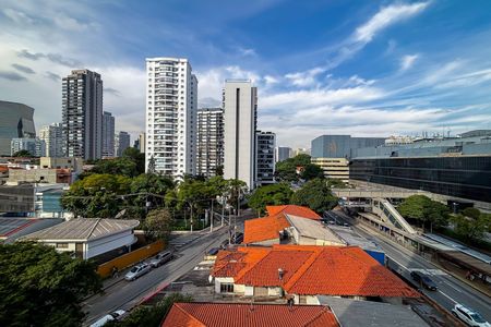 vista Sala de kitnet/studio para alugar com 1 quarto, 27m² em Pinheiros, São Paulo