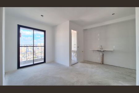 Sala/Cozinha de apartamento à venda com 2 quartos, 43m² em Lapa de Baixo, São Paulo