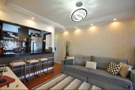 Sala de apartamento à venda com 2 quartos, 73m² em Vila Isolina Mazzei, São Paulo