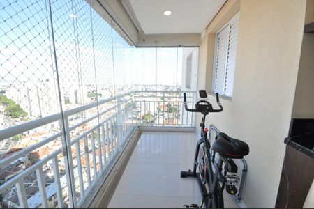 Varanda Gourmet de apartamento à venda com 2 quartos, 73m² em Vila Isolina Mazzei, São Paulo
